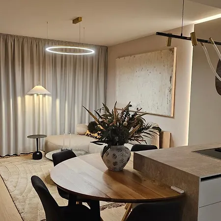 Castle-side Luxury On Danube River Bank,free Parking شقة *